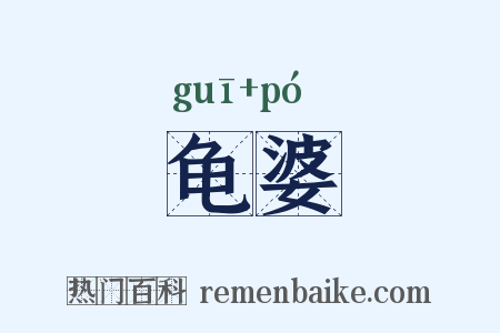 龟婆是什么意思的图片